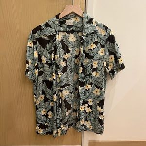 J. Crew Floral Shortsleeve Shirt